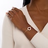 Thumbnail Image 2 of Previously Owned - Serena Williams jewelry  1/8 CT. T.W. Diamond Circle "UNSTOPPABLE" Bolo Bracelet in 10K Gold