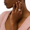 Thumbnail Image 2 of Previously Owned - 1/2 CT. T.W. Diamond Double Row Slant Ring in 10K Gold