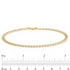 Thumbnail Image 3 of Previously Owned - Made in Italy 4.7mm Diamond-Cut Curb Chain Bracelet in 14K Gold - 8.25"