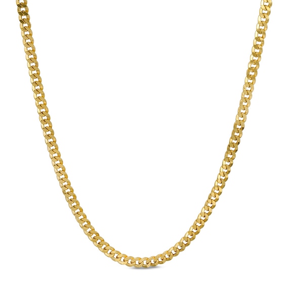 Previously Owned - Men's Made in Italy 4.6mm Cuban Curb Chain Necklace in 14K Gold - 22"