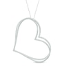Thumbnail Image 1 of Previously Owned - The Kindred Heart from Vera Wang Love Collection 1 CT. T.W. Diamond Pendant in Sterling Silver