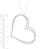 Thumbnail Image 4 of Previously Owned - The Kindred Heart from Vera Wang Love Collection 1 CT. T.W. Diamond Pendant in Sterling Silver