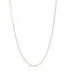 Thumbnail Image 1 of Previously Owned - 0.6mm Box Chain Necklace in 14K Rose Gold - 18&quot;