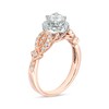 Thumbnail Image 2 of Previously Owned - 3/4 CT. T.W. Diamond Frame Twist Vintage-Style Engagement Ring in 10K Rose Gold