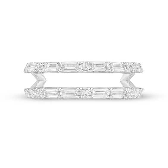 Previously Owned - Vera Wang Love Collection 1/2 CT. T.w. Diamond Solitaire Enhancer in 14K White Gold