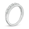 Thumbnail Image 3 of Previously Owned - 1/2 CT. T.W. Oval and Round Diamond Double Row Band in 14K White Gold