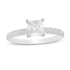 Thumbnail Image 1 of Previously Owned - Celebration Ideal 1 CT. T.W. Princess-Cut Diamond Engagement Ring in 14K White Gold (I/I1)
