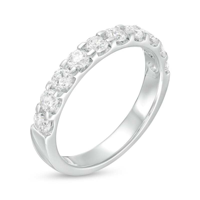 Main Image 3 of Previously Owned - 1 CT. T.W.  Diamond Band in 18K White Gold (I/VS2)
