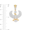 Thumbnail Image 2 of Previously Owned - 1/2 CT. T.W. Diamond Eagle Necklace Charm in 10K Gold