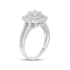 Thumbnail Image 3 of Previously Owned - Celebration Ideal 1-1/4 CT. T.W. Princess-Cut Diamond Double Frame Engagement Ring in 14K White Gold