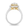 Thumbnail Image 3 of Previously Owned - Enchanted Disney Belle 1 CT. T.W. Diamond Rose Frame Engagement Ring in 14K Two-Tone Gold