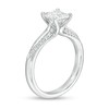 Thumbnail Image 3 of Previously Owned - 1-1/8 CT. T.W. Princess-Cut Diamond Solitaire Engagement Ring in 14K White Gold (I/I2)