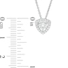 Thumbnail Image 3 of Previously Owned - 1/3 CT. T.W. Diamond Trillion Frame Pendant in 10K White Gold