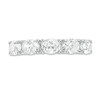 Thumbnail Image 3 of Previously Owned - Vera Wang Love Collection 1-1/2 CT. T.W. Oval Diamond Five Stone Band in 14K White Gold (I/SI2)