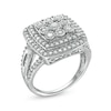Thumbnail Image 2 of Previously Owned - 1 CT. T.W. Composite Diamond Cushion-Shaped Frame Ring in Sterling Silver