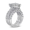 Thumbnail Image 3 of Previously Owned - 4 CT. T.W. Multi-Diamond Vintage-Style Three Piece Bridal Set in 14K White Gold