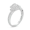 Thumbnail Image 3 of Previously Owned - Marilyn Monroe™ Collection 1/2 CT. T.W. Emerald-Shaped Multi-Diamond Frame Ring in 14K White Gold