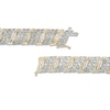 Thumbnail Image 3 of Previously Owned - 10 CT. T.W. Baguette and Round Diamond Wave Bracelet in 10K Gold