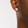 Thumbnail Image 2 of Previously Owned - Men's 1 CT. T.W. Multi-Diamond Stud Earrings in 10K Gold