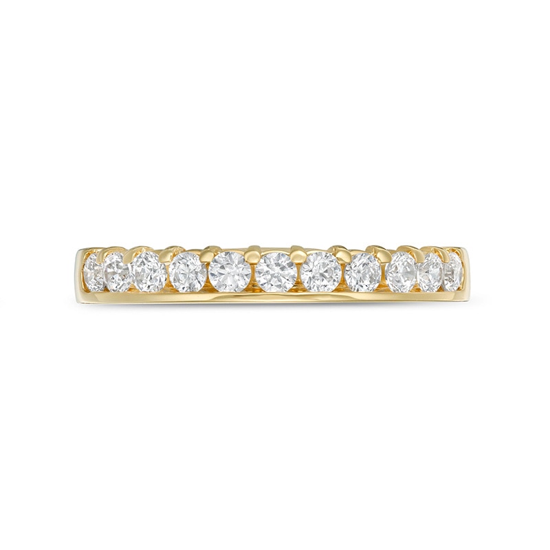 Main Image 4 of Previously Owned - 1/2 CT. T.W. Diamond Anniversary Band in 14K Gold