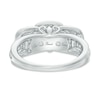 Thumbnail Image 3 of Previously Owned - 1 CT. T. W. Diamond Past Present Future® Cushion Frame Ring in 14K White Gold