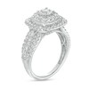 Thumbnail Image 3 of Previously Owned - 1 CT. T.W. Diamond Double Cushion-Shaped Frame Engagement Ring in 10K White Gold (J/I3)