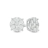 Thumbnail Image 1 of Previously Owned - 1 CT. T.W. Diamond Frame Stud Earrings in 10K White Gold