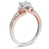 Thumbnail Image 2 of Previously Owned - 1/5 CT. T.W. Multi-Diamond Promise Ring in 10K Two-Tone Gold