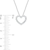 Thumbnail Image 2 of Previously Owned - 1/4 CT. T.W. Diamond Bubbly Heart Pendant in 10K White Gold