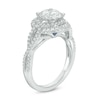 Thumbnail Image 2 of Previously Owned - Vera Wang Love Collection 2 CT. T.W.  Diamond Frame Twist Engagement Ring in 14K White Gold