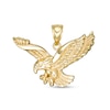 Thumbnail Image 1 of Previously Owned - Diamond-Cut Flying Eagle Necklace Charm in 10K Gold