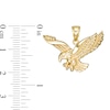 Thumbnail Image 2 of Previously Owned - Diamond-Cut Flying Eagle Necklace Charm in 10K Gold