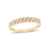 Thumbnail Image 1 of Previously Owned - 1/4 CT. T.W. Diamond Marquise-Shaped Double Row Stackable Band in 10K Gold