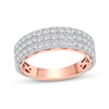 Thumbnail Image 1 of Previously Owned - 1 CT. T.W. Diamond Triple Row Anniversary Band in 14K Two-Tone Gold