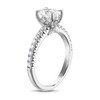 Thumbnail Image 2 of Previously Owned - Royal Asscher® 1-1/3 CT. T.W. Oval Diamond Engagement Ring in 14K White Gold