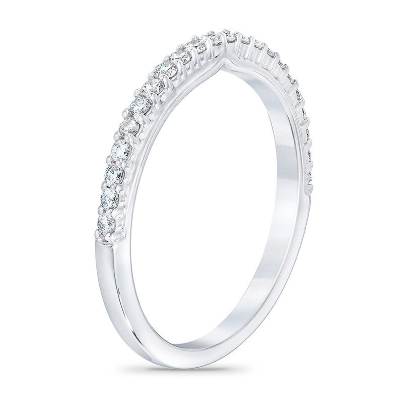 Main Image 2 of Previously Owned - Royal Asscher® 1/4 CT. T.W. Diamond Anniversary Band in 14K White Gold