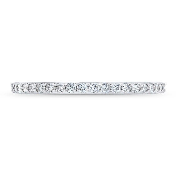 Previously Owned - Royal AsscherÂ® 1/4 CT. T.w. Diamond Anniversary Band in 14K White Gold