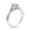 Thumbnail Image 3 of Previously Owned - Celebration Infinite™ 1 CT. T.W.  Oval Diamond Frame Engagement Ring in 14K White Gold (I/SI2)