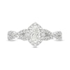 Thumbnail Image 4 of Previously Owned - Celebration Infinite™ 1 CT. T.W.  Oval Diamond Frame Engagement Ring in 14K White Gold (I/SI2)