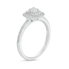 Thumbnail Image 3 of Previously Owned - 1/4 CT. T.W. Diamond Double Cushion-Shaped Frame Engagement Ring in 10K White Gold (J/I3)