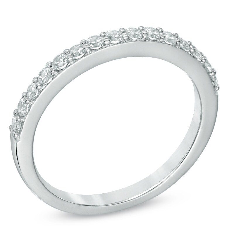 Main Image 2 of Previously Owned - Celebration Lux® 3/8 CT. T.W. Diamond Anniversary Band in 14K White Gold (I/SI2)