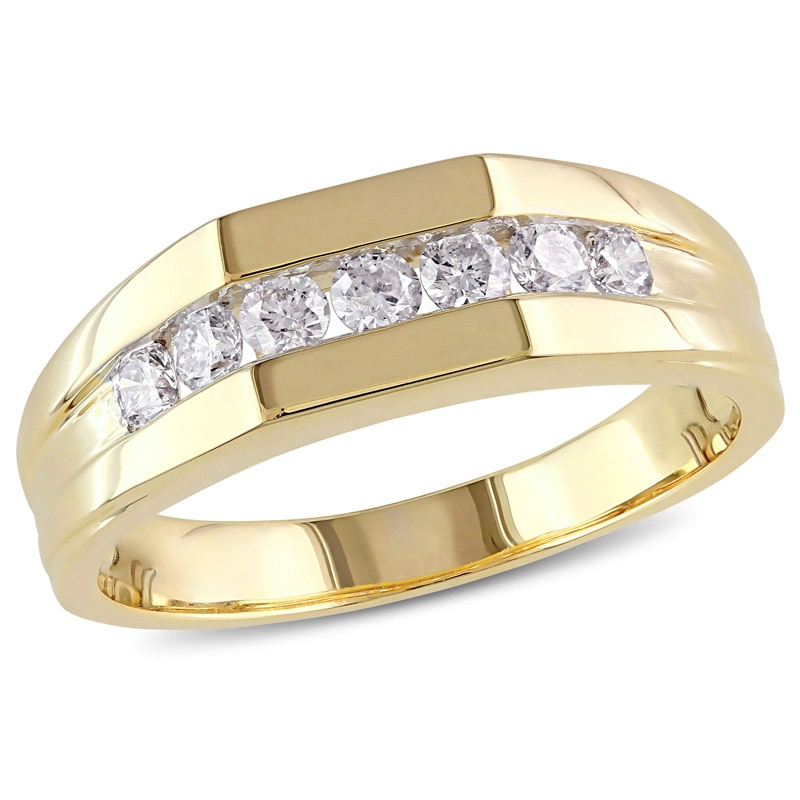 Main Image 1 of Previously Owned - 1/2 CT. T.W. Diamond Anniversary Band in 10K Gold