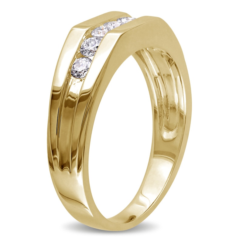 Main Image 2 of Previously Owned - 1/2 CT. T.W. Diamond Anniversary Band in 10K Gold
