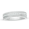 Thumbnail Image 1 of Previously Owned - 1/3 CT. T.W. Diamond Three Row Wedding Band in 10K White Gold