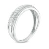 Thumbnail Image 2 of Previously Owned - 1/3 CT. T.W. Diamond Three Row Wedding Band in 10K White Gold