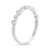 Thumbnail Image 2 of Previously Owned - 1/10 CT. T.W. Diamond Alternating Nine Stone Stackable Anniversary Band in 10K White Gold