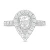 Thumbnail Image 4 of Previously Owned - 1-1/2 CT. T.W. Pear-Shaped Diamond Frame Vintage-Style Engagement Ring in 14K Two-Tone Gold