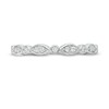 Thumbnail Image 4 of Previously Owned - 1/10 CT. T.W. Diamond Band in 10K White Gold