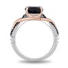 Thumbnail Image 4 of Previously Owned - Enchanted Disney Villains Maleficent Onyx and Black Diamond Ring in Sterling Silver and 10K Rose Gold