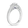 Thumbnail Image 3 of Previously Owned - Vera Wang Love Collection 3/4 CT. T.W. Diamond Double Oval Frame Engagement Ring in 14K White Gold